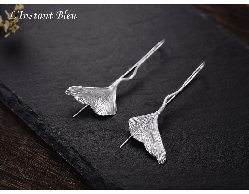 Boucles d’oreilles Bohème Ginkgo «Sōḥa»-10.1