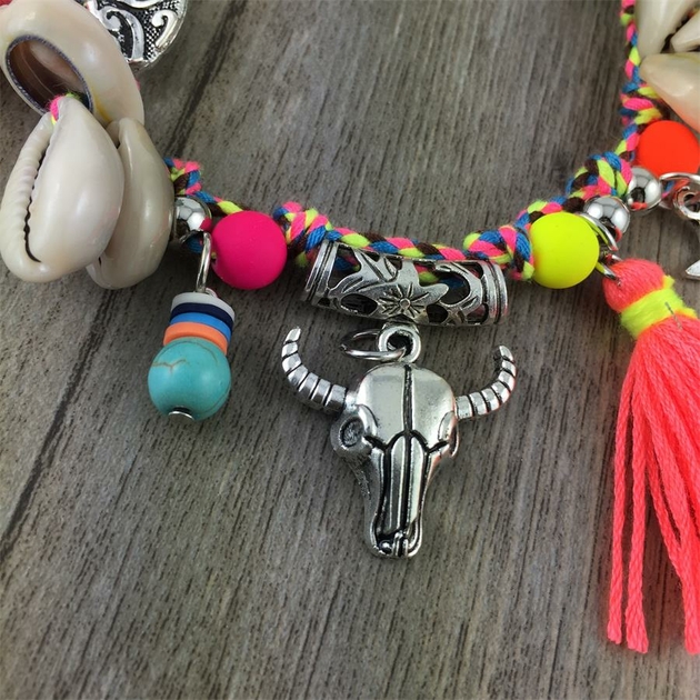 Boho-pieds-nus-plage-boh-me-Hippie-style-Cheville-bracelet-Main-Gypsy-De-noce-bijoux