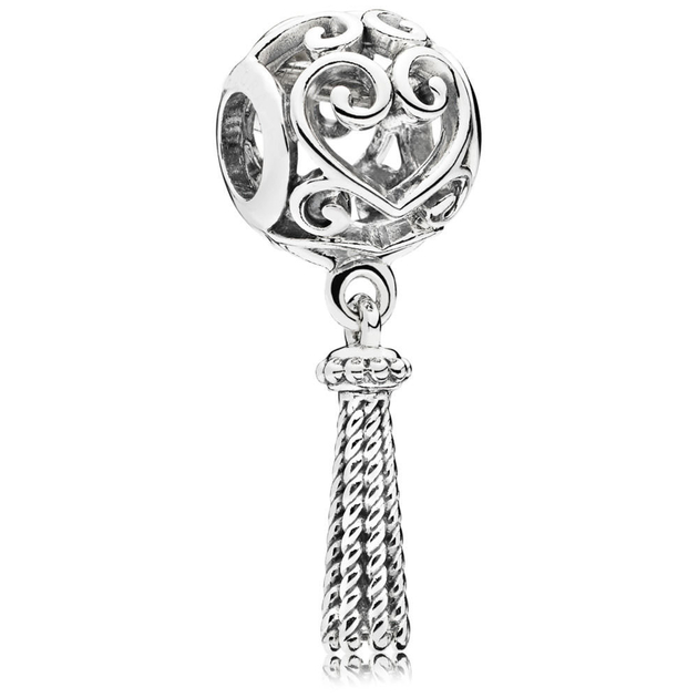 Nouveau-925-argent-Sterling-perle-charme-ajour-filigrane-coeur-enchant-gland-pendentif-perles-Fit-Bracelet-Pandora