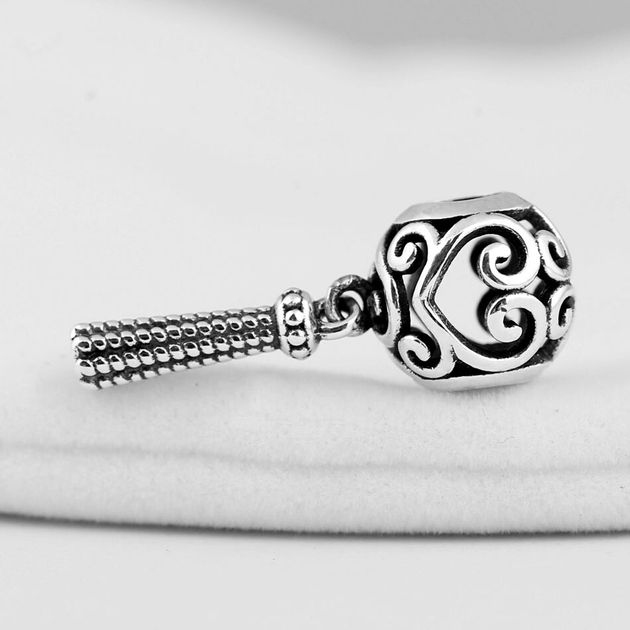 Nouveau-925-argent-Sterling-perle-charme-ajour-filigrane-coeur-enchant-gland-pendentif-perles-Fit-Bracelet-Pandora