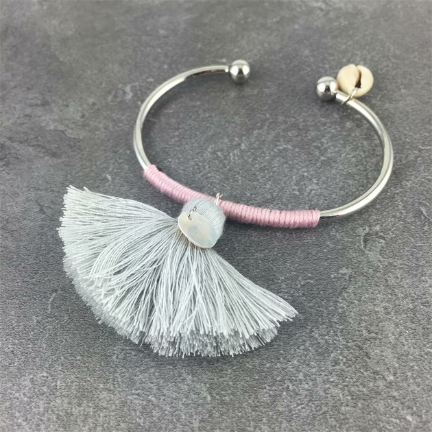 8-couleurs-boh-me-gland-charme-Bracelets-pour-femme-de-mode-couleur-or-argent-manchette-Bracelets