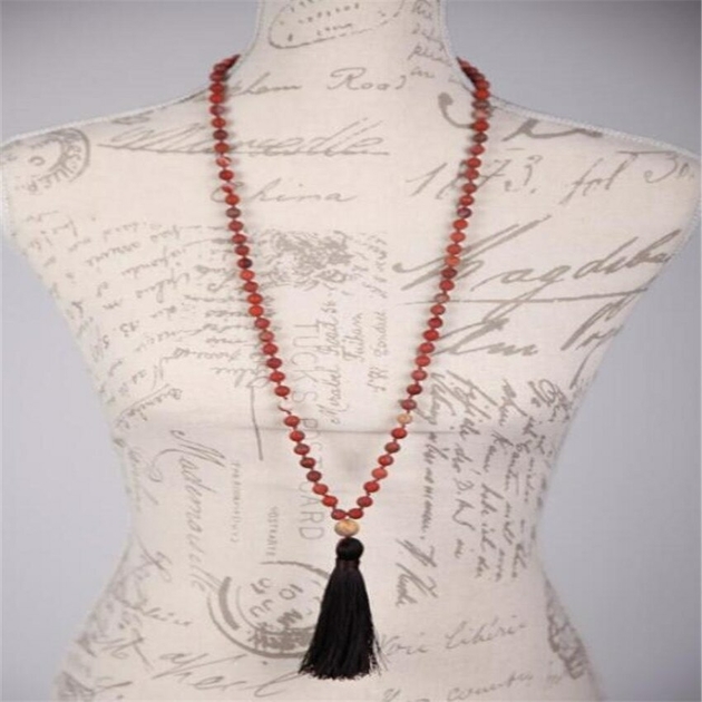 Handmademm-rouge-gules-glands-108-collier-chanceux-mala-m-ditation-bouddhisme-yoga-e-prier-perles-b
