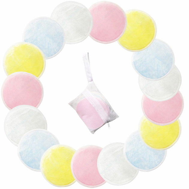 8-16-20-pi-ces-R-utilisable-Coton-Tampons-maquillage-Visage-D-capant-Double-couche-Essuyer