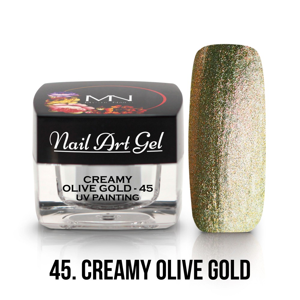 UV-Painting-Nail-Art-Gel-45-Creamy-olive-gold