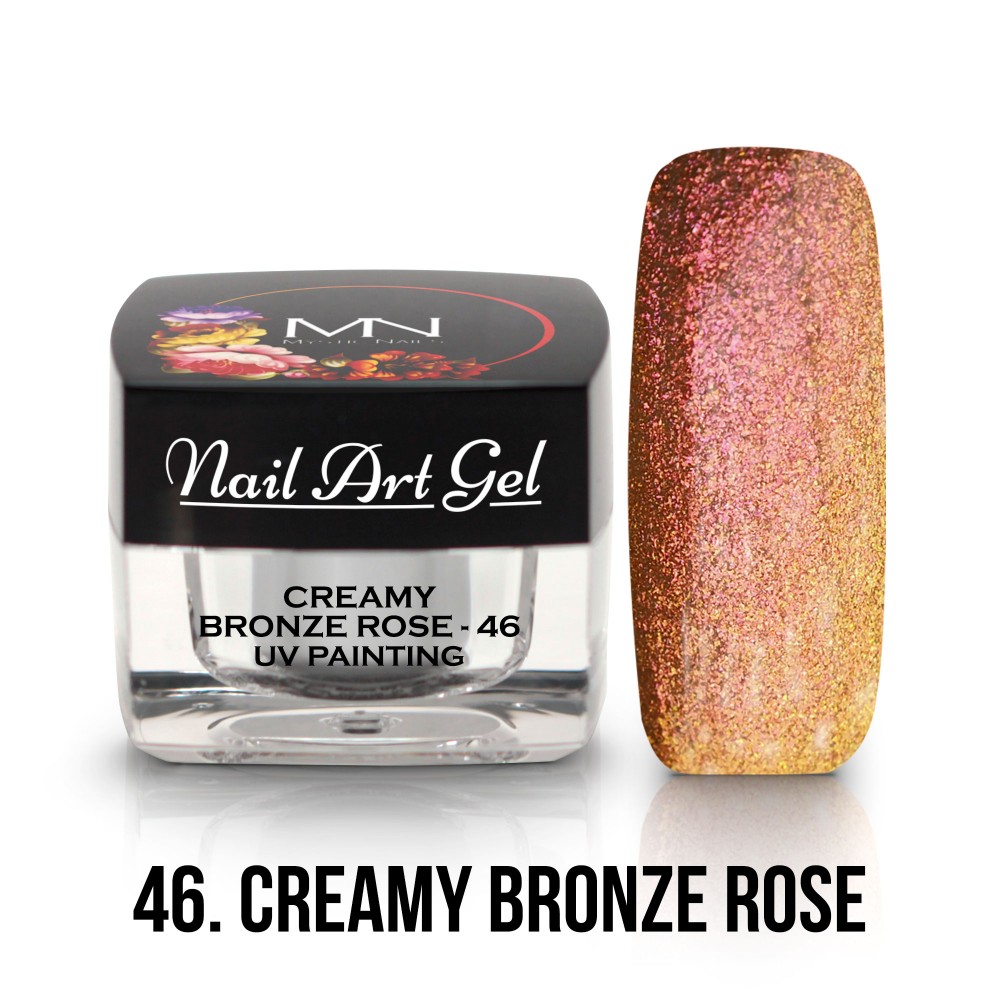 UV-Painting-Nail-Art-Gel-46-Creamy-bronze-rose
