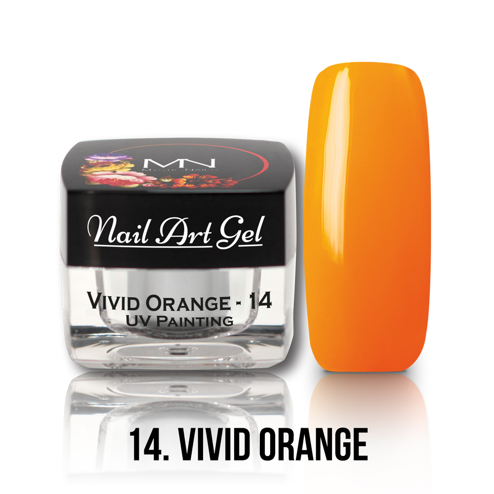 UV-Painting-Nail-Art-Gel-14-Vivid-Orange