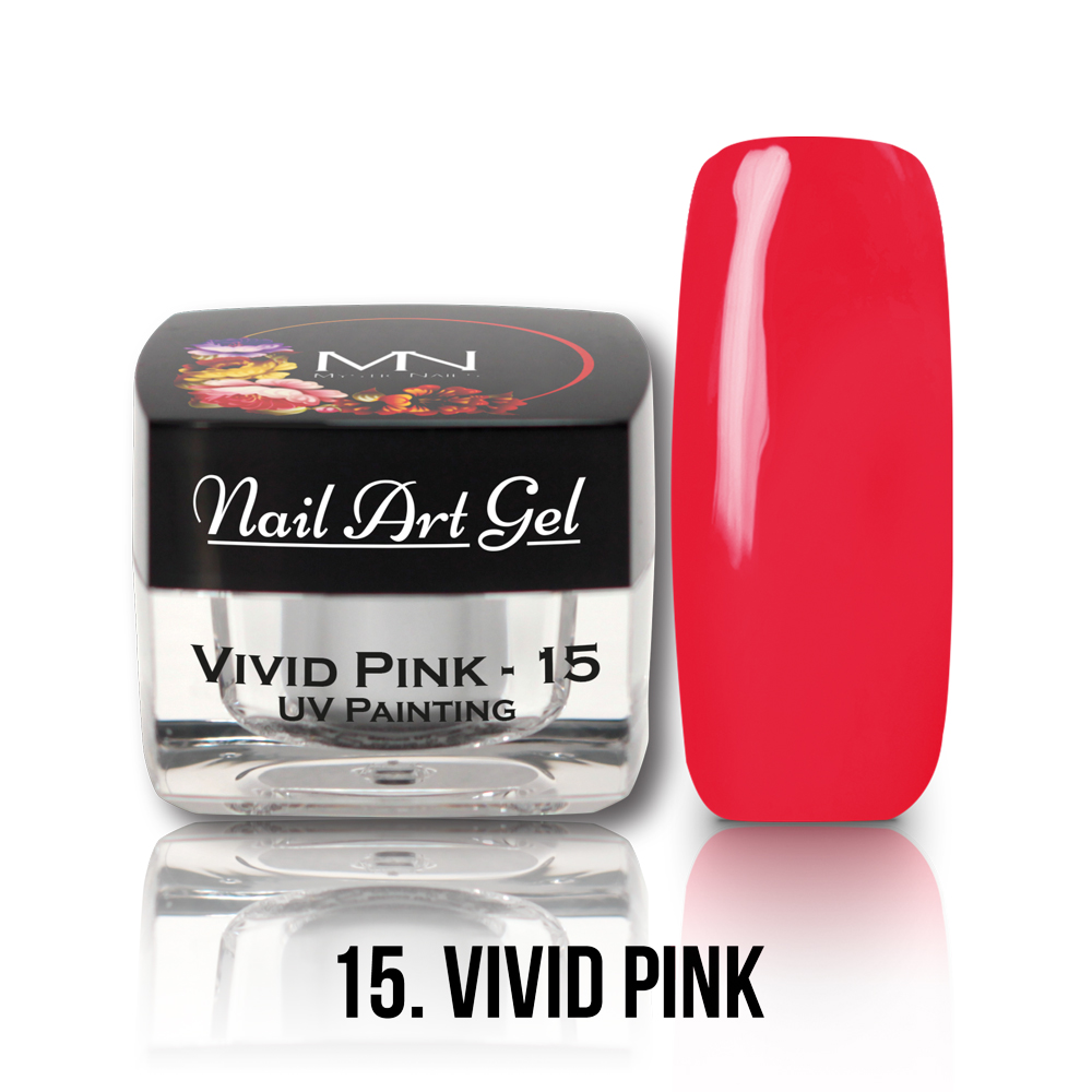 UV-Painting-Nail-Art-Gel-15-Vivid-Pink