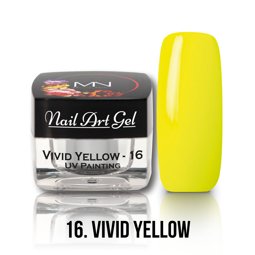 UV-Painting-Nail-Art-Gel-16-Vivid-Yellow