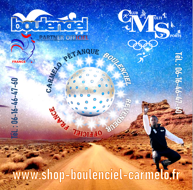 SACOCHE BLEUE BOULENCIEL 4 BOULES PÉTANQUE OU LYONNAISE - BOUTIQUE