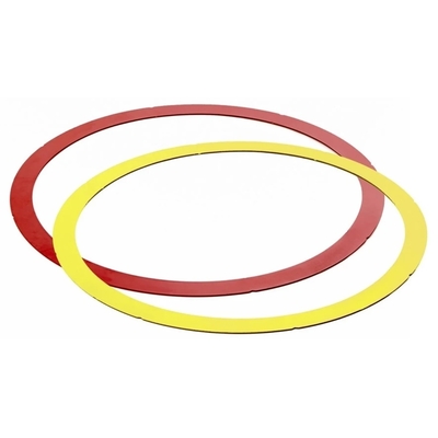 cercle jaune et rouge