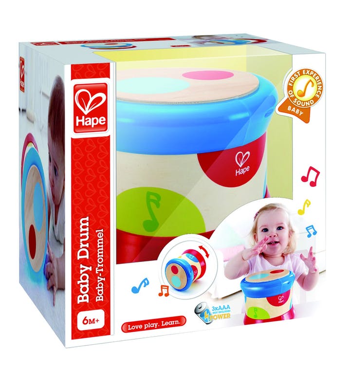 tambour musicale de bébé - hape - jouet musicale - l'atleier dyloma