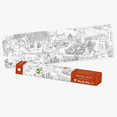 coloriage géant le jardinier moulin roty mimizanlatelier dyloma