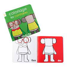 coloriage les contraires , les popipops , l'ateleir dyloma , moulin roty