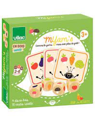 jeu de société myam's, jour de récolte , l'atelier dyloma ,yam's enfant , jouet en bois, vilac