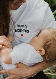 tshirt allaitement , band of mothers , l'atelier dyloma ,mlki train , puericuture , furtur maman