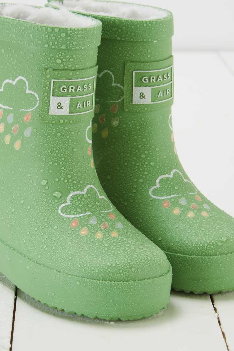 Botte CARES FOR NATURE Vert pour Femme en Caoutchouc Vert - Multi