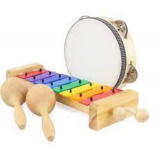 set musical , 3 instruments de musique , ulysse couleurs d'enfance ,imizan plage , l'atleierdyloma
