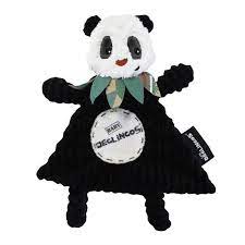 doudou baby rototos le panda , les déglingos , l'atelier dyloma , mimizan plage ,douut doux , cadeau de naissance