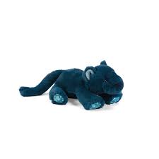 petite panthère bleu tout autour du monde , moulin roty , l'atelier dyloma , peluche de 41 cm