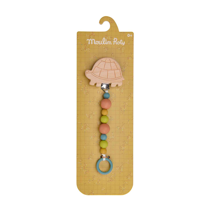 attache-tetine-pince-bois-clip-tortue-moulin-roty-trois-petits-lapins-cadeau-de-naissance