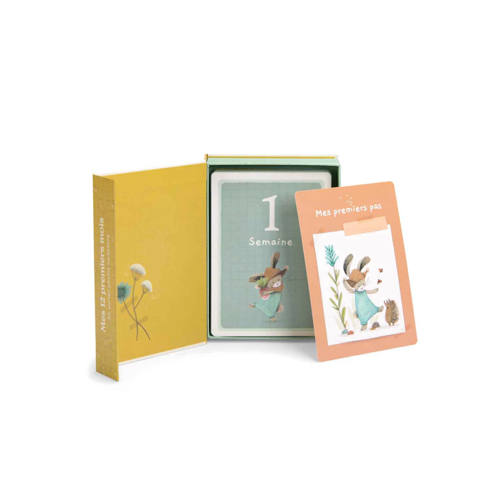 cartes-etapes-12-premiers-mois-30-cartes-les-trois-petits-lapins-moulin-roty