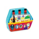 puzzle la croisière des amis , djeco , 16 pcs , l'atelier dyloma , 3 ans   , mimizan