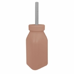 bouteille-dapprentissage-en-silicone-avec-paille-cookie-minikoioi ,-le repas de bébé-l'atelier dyloma*mimizan plage-motricité-indépendance