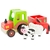 tracteur-transport-d-animaux - animaux en bois - l'atelier dyloma , mimizan , noel , anniversaire , 10 mois  ulysse couleurs d'enfance