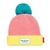 bonnet pompon block pink , helllohossy , l'atleier dyloma , mimizan ,fant , soldes 2023 , soldes hiver