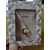 bolae grossesseplaqué or avec chaine etcordon libertyrose 100% coton ,tur maman , l'atelier dyloma , baby shell