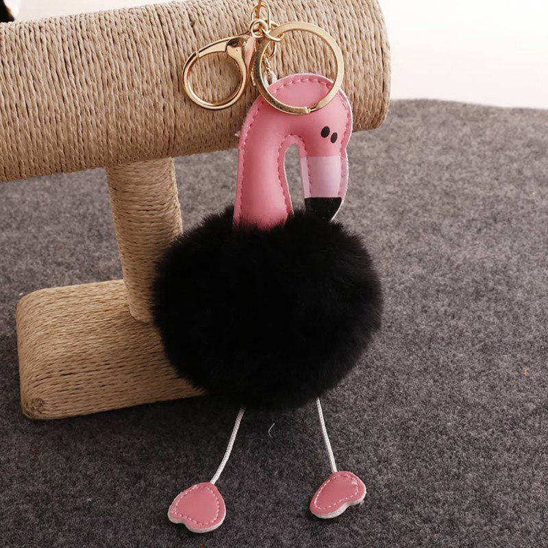 Mini-Mignon-Porte-cl-s-Pendentif-Flamingo-Maison-D-coration-Accessoires-de-F-te-D-anniversaire