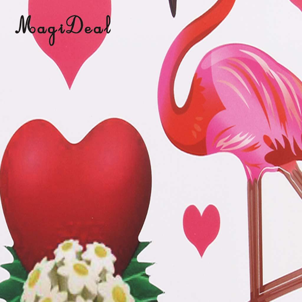 Romantique-Flamingo-Autocollants-En-Vinyle-pour-Bobo-Clair-Ballon-DIY-tiquettes-Artisanat