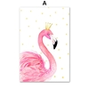 Rose-l-gant-Flamingo-Mur-Art-Toile-Peinture-Nordique-Affiches-Et-Gravures-Animaux-Mur-Photos-Pour