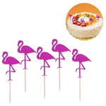 5-pcs-Hawaii-G-teau-Tooper-Flamingo-S-lections-De-G-teau-pour-Luau-Beach-Party