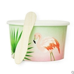 8-pcs-9-5-5-cm-L-environnement-Assiettes-Jetables-Papier-Flamingo-Vaisselle-Partie-Gobelets-En