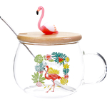 400-ml-Mignon-Rose-Flamingo-Verre-Caf-Tasse-avec-Couvercle-et-Cuill-re-Caf-Th-Au