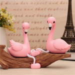 2-Pcs-ensemble-Belle-Flamingo-Ornement-De-R-sine-mobilier-De-D-coration-Figurines-Miniatures-Couples