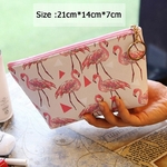 1-PC-De-Mode-Cosm-tique-Sac-Flamingo-Zipper-Maquillage-Pochette-De-Rangement-Titulaire-PU-Transporter