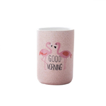 Wourmth-400-ML-Mignon-Rose-Flamingo-brosse-dents-tasse-En-C-ramique-Caf-Circulaire-Tasses-D