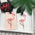 Bande-dessin-e-Mignon-flamingo-Bagages-Tag-Voyage-Accessoires-Gel-De-Silice-Valise-ID-Adresse-Titulaire