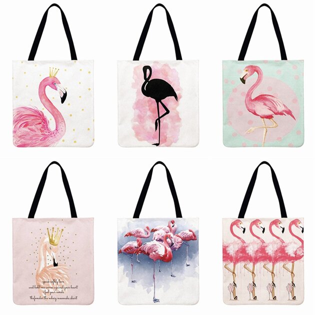 Sac-fourre-tout-en-lin-imprim-flamant-rose-pour-femmes-sac-bandouli-re-fourre-tout-de