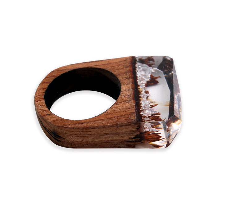 Nouveau-Design-Rose-Floraison-clair-En-Bois-Miniature-Mondes-L-int-rieur-Anneau-Pour-Les-Femmes