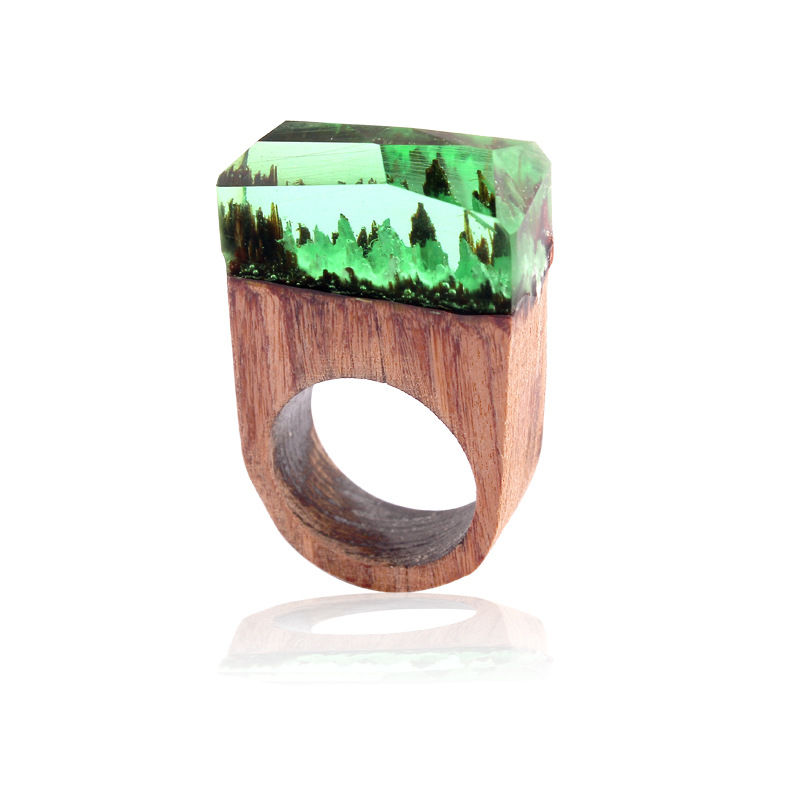 HOMOD-2017-Nouvelle-Mode-Ciel-Bleu-Et-Vert-Vintage-R-sine-En-Bois-For-t-Magique