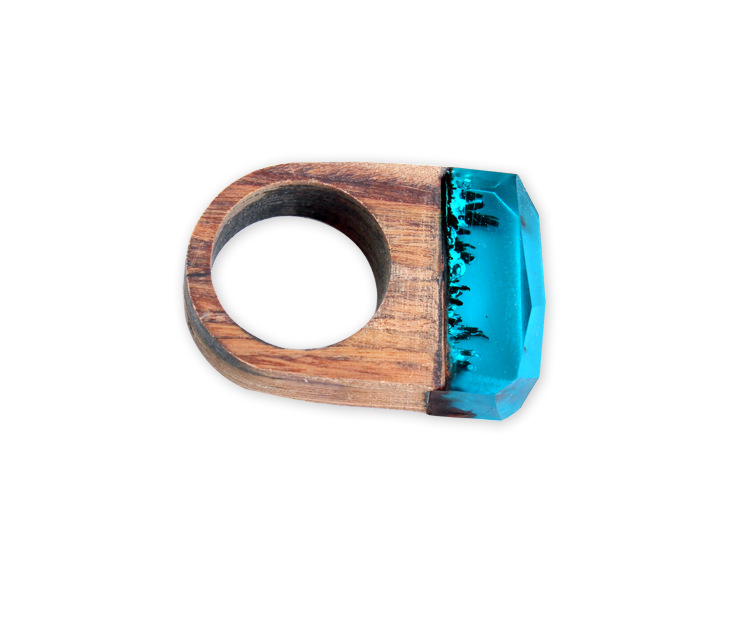 La-Magie-Des-Fonds-Marins-Monde-Rectangle-Anneau-Est-Un-Homme-et-Femme-Bague-en-r
