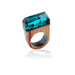 La-Magie-Des-Fonds-Marins-Monde-Rectangle-Anneau-Est-Un-Homme-et-Femme-Bague-en-r