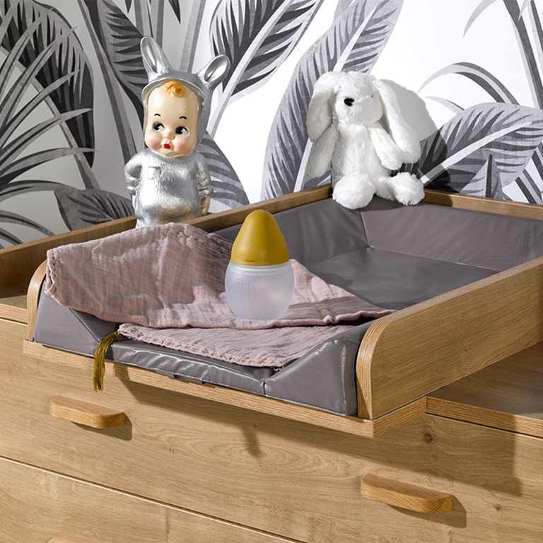 Chambre complète lit bébé 60x120 - commode à langer - armoire 2 portes Bébé  Provence Altéa - Blanc - Packs/Chambre complète - tendresse de bébé