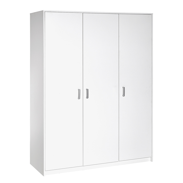 SCHARDT Chambre complète lit évolutif 70x140 commode à langer et armoire 2  portes Lilo - Blanc pas cher 