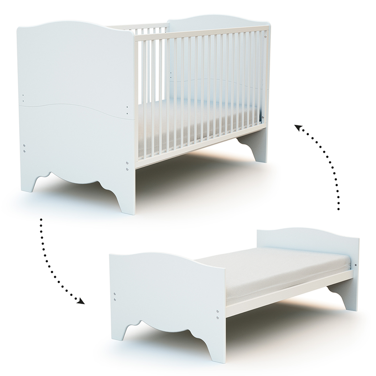 Barrière de lit bébé 140cm AT4 Festive Blanc - Lits bébé/Accessoires lit  bébé - petits-meubles