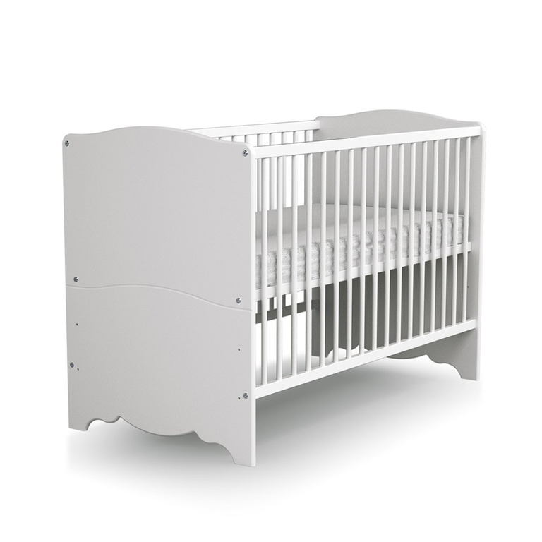 Lit Bebe 60x1 At4 Marelle Blanc Petits Meubles