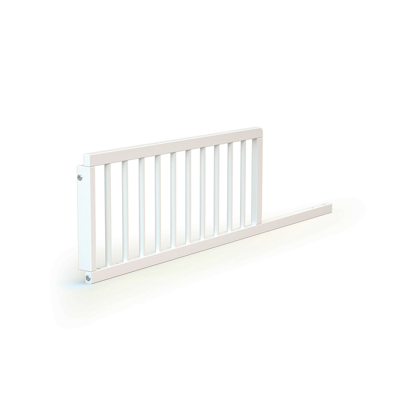 Barrière de lit bébé 120cm AT4 Festive Blanc